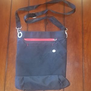 Haiku Black Crossbody Bag with Adjustable Strap